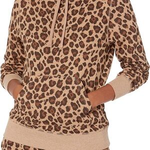 Amazon Essentials womens Regular-Fit Fleece Pullover Hoodie Size Medium/Large